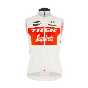 SANTINI Cyklistická vesta - TREK SEGAFREDO 2021 - biela/červená
