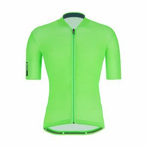 SANTINI Cyklistický dres s krátkym rukávom - COLORE - zelená L