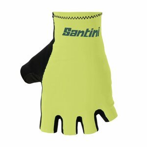 SANTINI Cyklistické rukavice dlhoprsté - ISTINTO - zelená XL