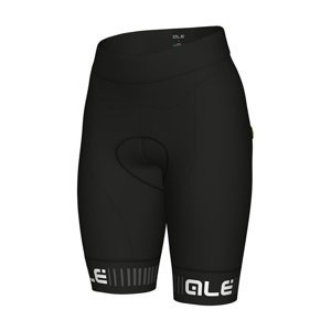 ALÉ Cyklistické nohavice krátke bez trakov - TRAGUARDO LADY  - čierna/biela 2XL