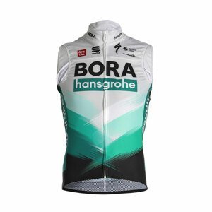 SPORTFUL Cyklistická vesta - BORA HANSGROHE 2021 - zelená/šedá L