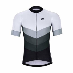 HOLOKOLO Cyklistický dres s krátkym rukávom - NEW NEUTRAL - čierna/biela 2XL