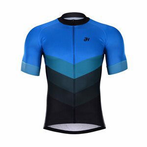 HOLOKOLO Cyklistický dres s krátkym rukávom - NEW NEUTRAL - čierna/modrá L