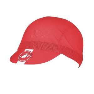 CASTELLI Cyklistická čiapka - A/C - červená