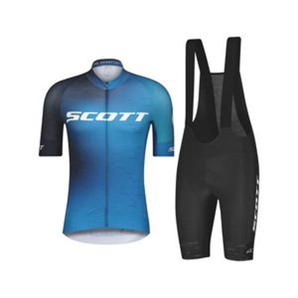 SCOTT Cyklistický krátky dres a krátke nohavice - RC PRO 2021 - modrá/čierna
