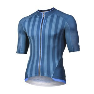 MONTON Cyklistický dres s krátkym rukávom - GESSATO - modrá