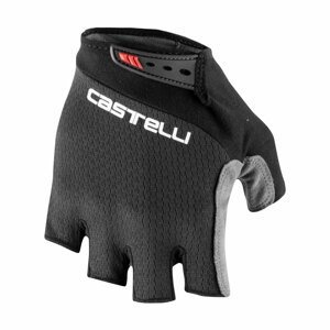 CASTELLI Cyklistické rukavice krátkoprsté - ENTRATA V - čierna L
