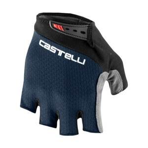 CASTELLI Cyklistické rukavice krátkoprsté - ENTRATA V - modrá XL