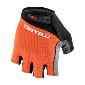 CASTELLI Cyklistické rukavice krátkoprsté - ENTRATA V - červená XL