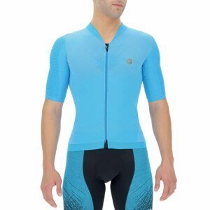 UYN Cyklistický dres s krátkym rukávom - BIKING AIRWING - modrá M