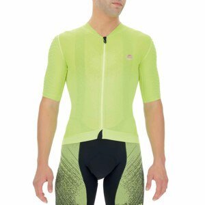 UYN Cyklistický dres s krátkym rukávom - BIKING AIRWING - žltá M