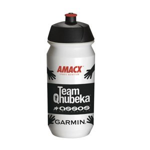 TACX Cyklistická fľaša na vodu - QHUBEKA ASSOS 2022  - biela/čierna