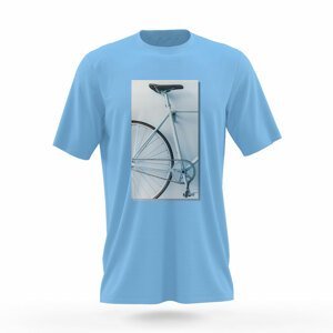 NU. BY HOLOKOLO Cyklistické tričko s krátkym rukávom - DON'T QUIT' - modrá