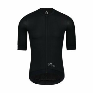 MONTON Cyklistický dres s krátkym rukávom - TRAVELER MAX - čierna L