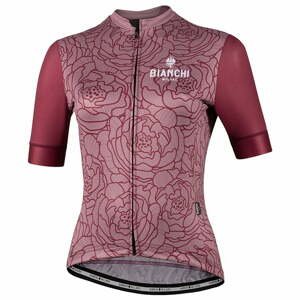 BIANCHI MILANO Cyklistický dres s krátkym rukávom - SOSIO LADY - fialová M