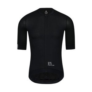 MONTON Cyklistický dres s krátkym rukávom - TRAVELER MAX - čierna S