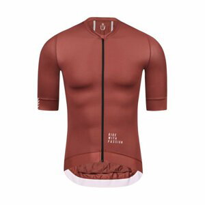 MONTON Cyklistický dres s krátkym rukávom - TRAVELER MAX - červená 2XL