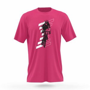 NU. BY HOLOKOLO Cyklistické tričko s krátkym rukávom - GIRO II - ružová 3XL