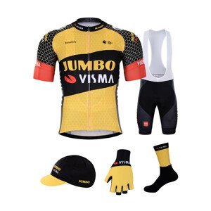 BONAVELO Cyklistický mega set - JUMBO-VISMA 2022 - žltá/čierna