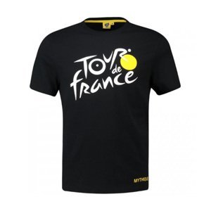 TDF Cyklistické tričko s krátkym rukávom - TDF LEADER NOIR '21 - čierna M