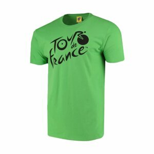 TDF Cyklistické tričko s krátkym rukávom - TDF LEADER - zelená M