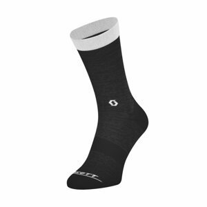 SCOTT Cyklistické ponožky klasické - TRAIL CREW - šedá 45-47