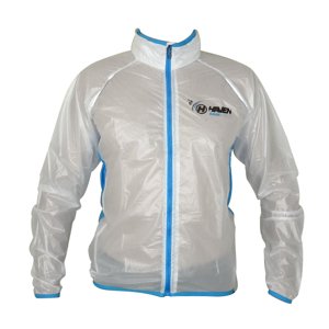 HAVEN Cyklistická vodeodolná pláštenka - RAINSHIELD - biela/modrá 3XL