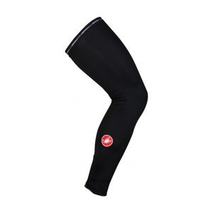 CASTELLI Cyklistické návleky na nohy - UPF 50+ LIGHT - čierna
