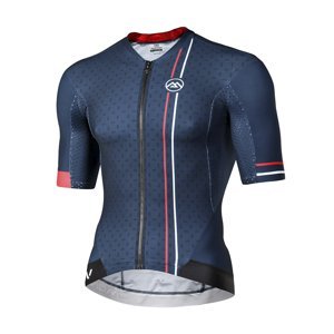 MONTON Cyklistický dres s krátkym rukávom - VENUCIA - modrá