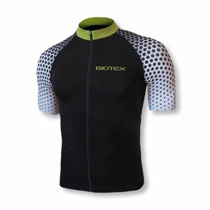 BIOTEX Cyklistický dres s krátkym rukávom - SMART - čierna XS-S