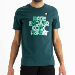 SPORTFUL Cyklistické tričko s krátkym rukávom - BORA HANSGROHE FAN - zelená L