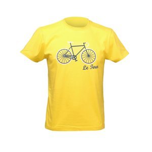 NU. BY HOLOKOLO Cyklistické tričko s krátkym rukávom - LE TOUR LEMON - žltá