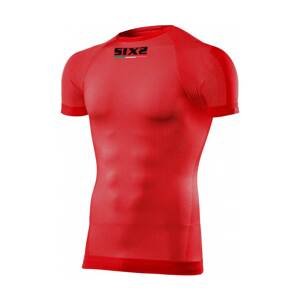 SIX2 Cyklistické tričko s krátkym rukávom - TS1 II - červená XL-2XL