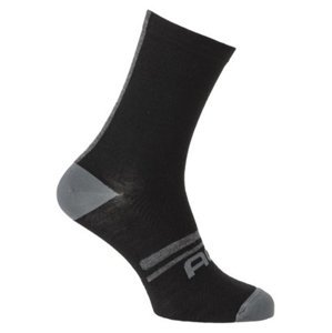 AGU Cyklistické ponožky klasické - WINTER MERINO - čierna L-XL