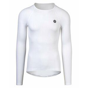 AGU Cyklistické tričko s dlhým rukávom - EVERYDAY - biela L-XL