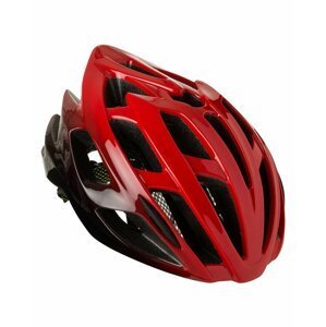 AGU Cyklistická prilba - STRATO - čierna/červená (52–58 cm)