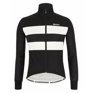 SANTINI Cyklistická zateplená bunda - COLORE BENGAL WINTER - čierna XL