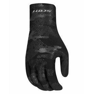 SCOTT Cyklistické rukavice dlhoprsté - WINTER STRECH LF - šedá/čierna XL