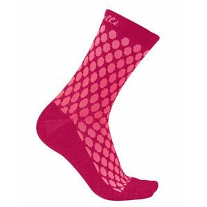 CASTELLI Cyklistické ponožky klasické - SFIDA 13 LADY WINTER - ružová