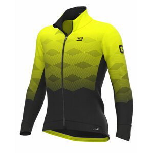 ALÉ Cyklistická zateplená bunda - PR-R MAGNITUDE - žltá/čierna L