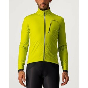 CASTELLI Cyklistická zateplená bunda - GO WINTER - žltá L