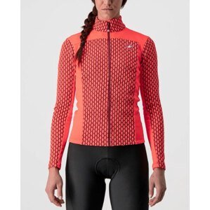 CASTELLI Cyklistický dres s dlhým rukávom zimný - SFIDA 2 LADY WINTER - ružová M