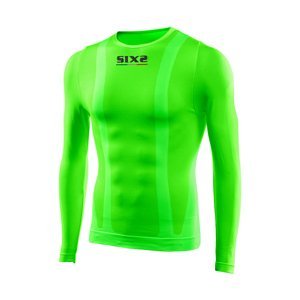 SIX2 Cyklistické tričko s dlhým rukávom - TS2 C - zelená