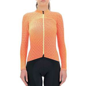 UYN Cyklistický dres s dlhým rukávom zimný - SPECTRE LADY WINTER - oranžová XS