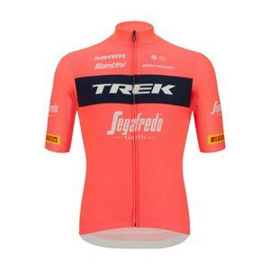 SANTINI Cyklistický dres s krátkym rukávom - FAN LINE dres - ružová/oranžová/červená L