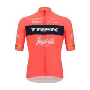 SANTINI Cyklistický dres s krátkym rukávom - FAN LINE dres - oranžová/červená/ružová 3XL