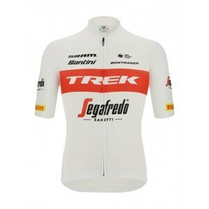 SANTINI Cyklistický dres s krátkym rukávom - PRO TEAM dres - červená/biela XL