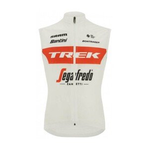 SANTINI Cyklistická vesta - TREK SEGAFREDO 2022 - červená/biela XL