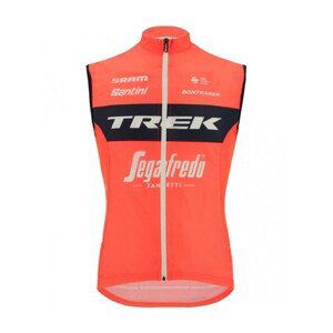 SANTINI Cyklistická vesta - TREK SEGAFREDO 2022 - biela/červená/ružová 3XL