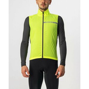 CASTELLI Cyklistická vesta - SQUADRA STRECH - žltá S